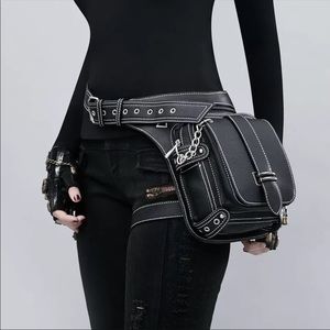 Steampunk Motorcycle Waist Leg Bag Hip Satchel